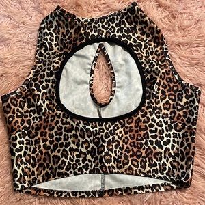Leopard Print Gym Set